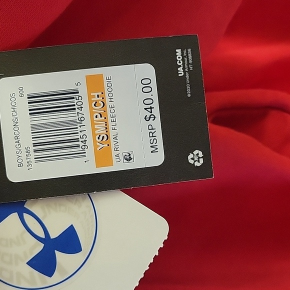 Under Armour Red Hoodie NWT - Picture 7 of 11